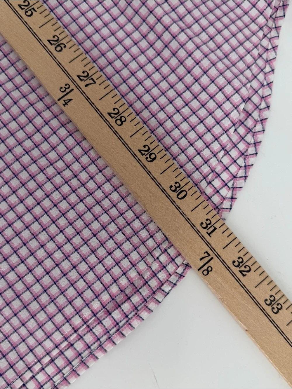 Polo Ralph Lauren Large Shirt Mens Pink Blue Check Plaid Long Sleeve Button Down